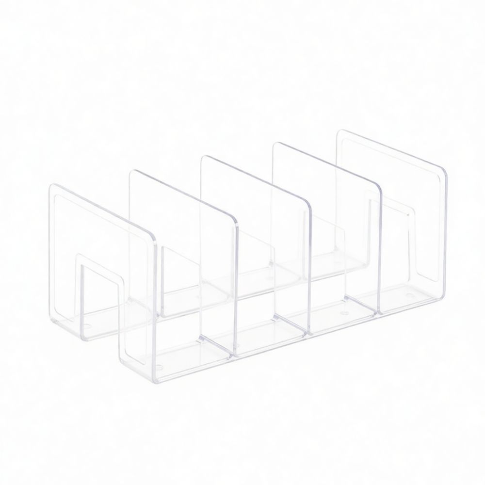 Clear Acrylic Book Stand Holder - Akrilik Kitap Tutucu, Masaüstü Düzenleyici, Şeffaf