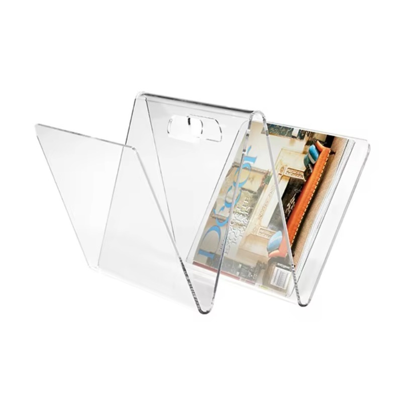 Clear Acrylic Book Stand Holder - Basit Tasarım Zarif Kitap Standı Şeffaf