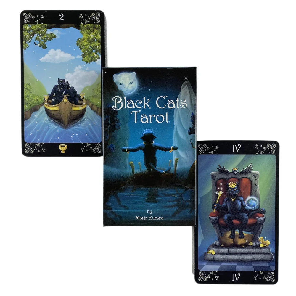 Kara Kediler Tarot Kartları De - Tarot Deck With Guidebook incelemesi ve fiyatı