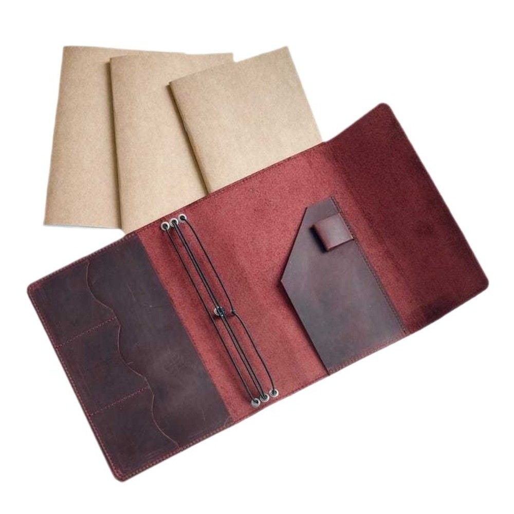Deri Kaplı, Yeniden Doldurulab - Vintage Leather Journal Notebook incelemesi ve fiyatı