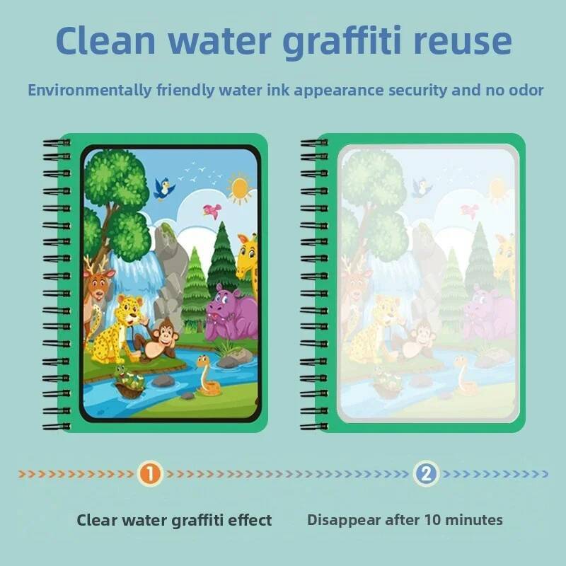 Montessori Oyuncakları Sihirli - Reusable Water Magic Coloring Book incelemesi ve fiyatı