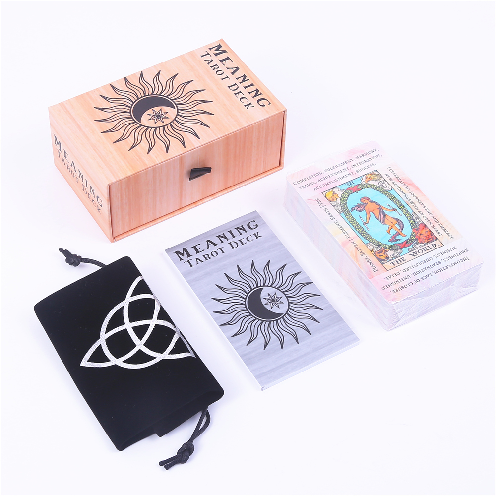 12*7 cm Anlamı Tarot Güverte S - Tarot Deck With Guidebook incelemesi ve fiyatı