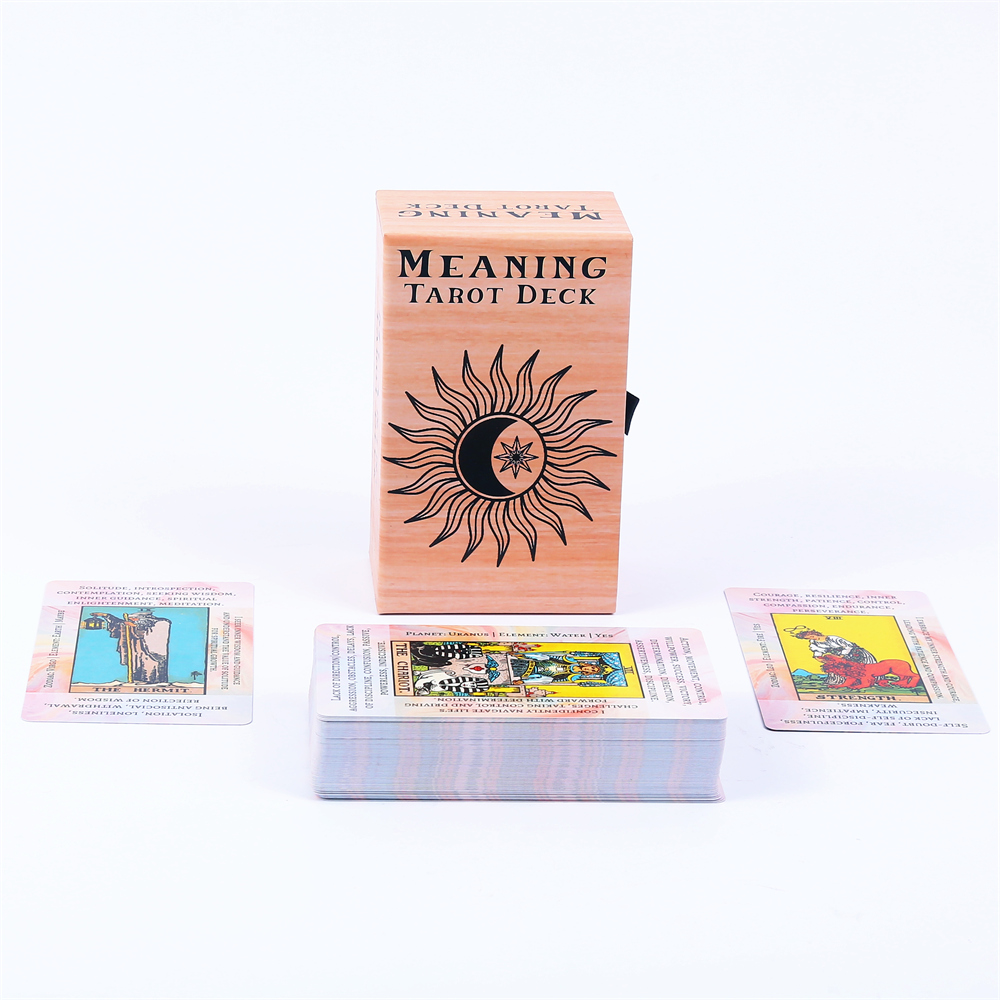 12*7 cm Anlamı Tarot Güverte S - Tarot Deck With Guidebook incelemesi ve fiyatı