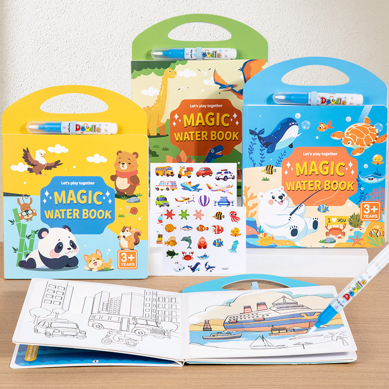 Büyülü Kitap Su Çizim Montesso - Reusable Water Magic Coloring Book incelemesi ve fiyatı