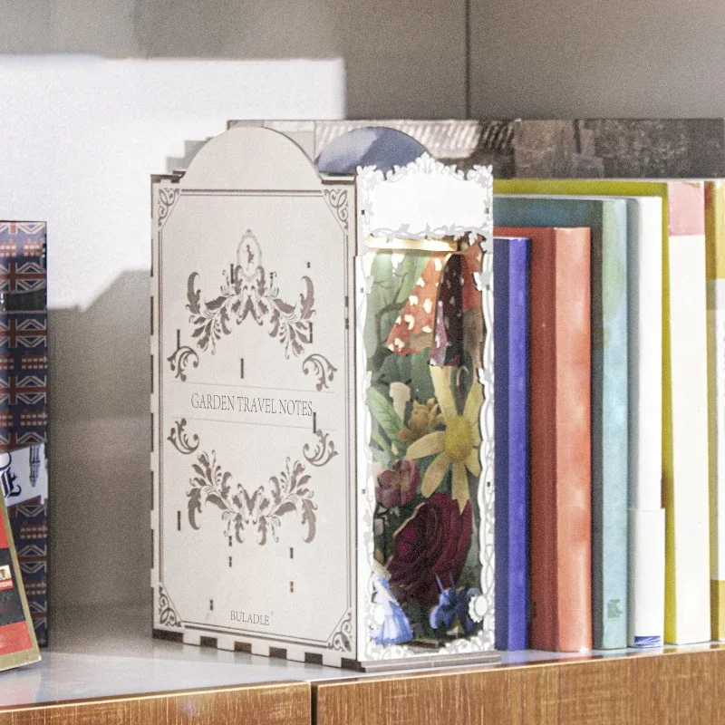 Bahçe Travelogue Kitap Ayracı  - Diy Wooden Book Nook Kit Shelf Insert incelemesi ve fiyatı