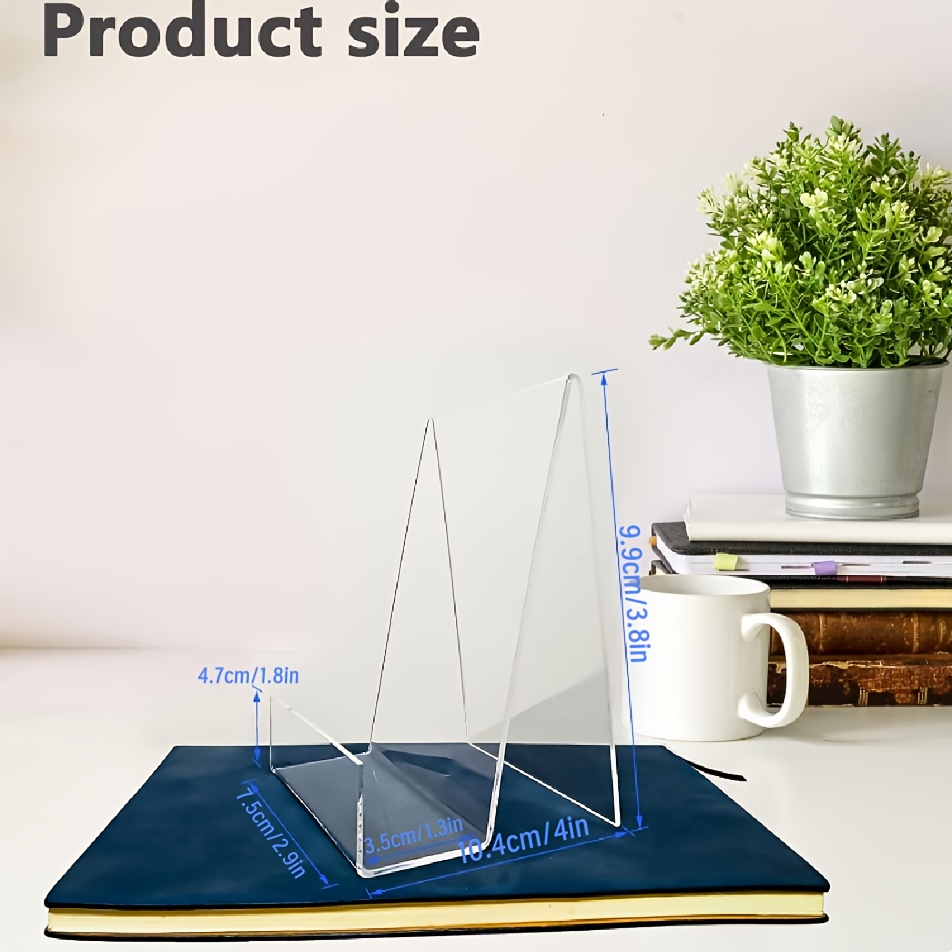 11 adetlik akrilik kitap stand - Clear Acrylic Book Stand Holder incelemesi ve fiyatı