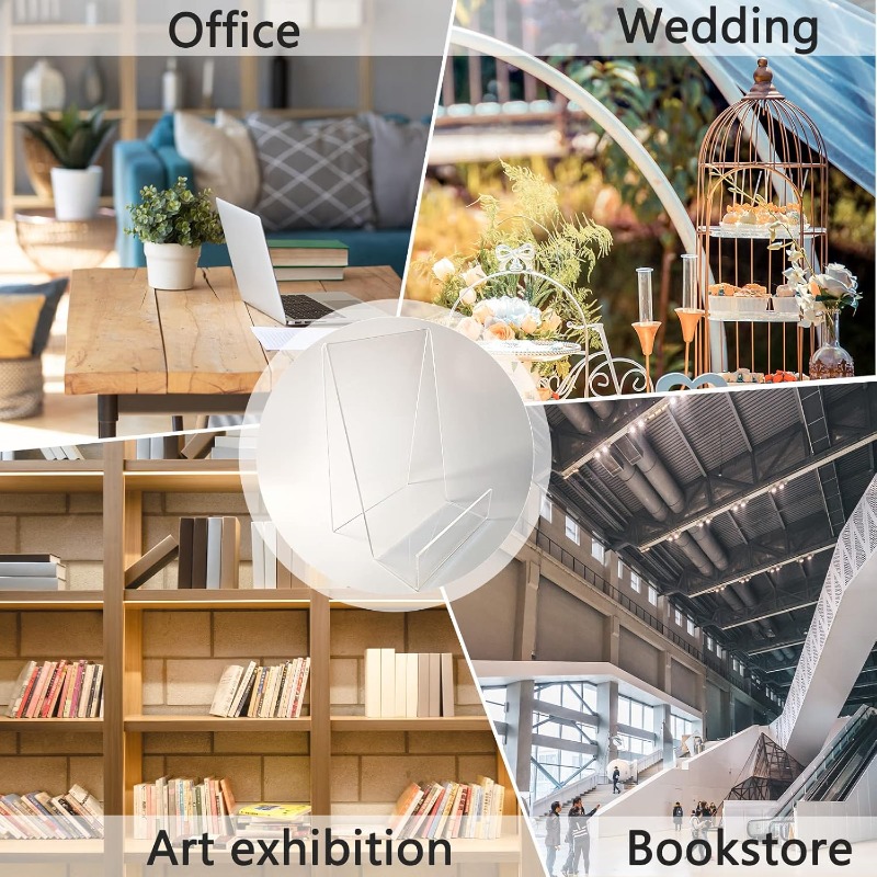 11 adetlik akrilik kitap stand - Clear Acrylic Book Stand Holder incelemesi ve fiyatı