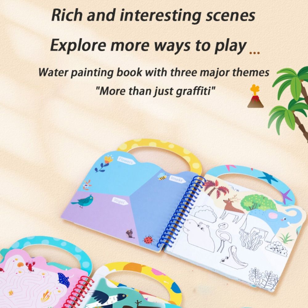 Yeniden Kullanılabilir Suyla Ç - Reusable Water Magic Coloring Book incelemesi ve fiyatı